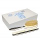 Silver Plated Brush & Comb Set 
